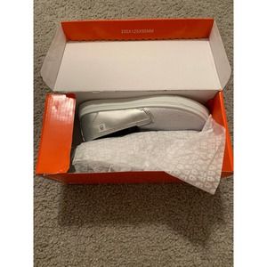 Oompies Silver Glitter Slip Ons